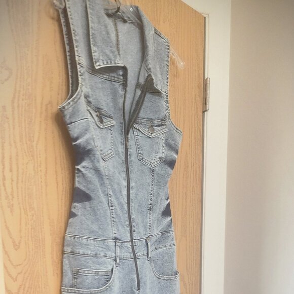 V.I.P. Jeans Denim Jumpsuit - Picture 1 of 17